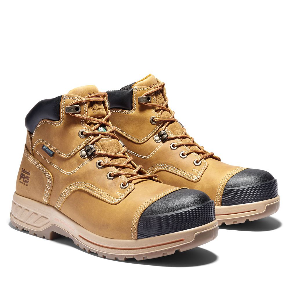 Timberland Mens Work Boots PRO® Endurance HD 6\" Comp Toe - Brown/Black - India GX1037428